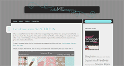 Desktop Screenshot of colormescrappy.com